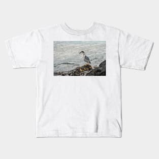Black-crowned night heron of hawaii 6 Kids T-Shirt